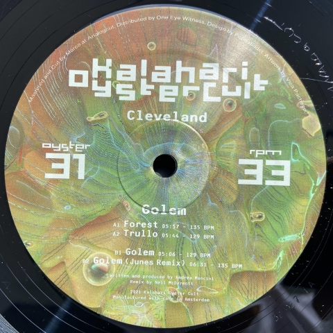 ( OYSTER 31 ) CLEVELAND - Golem (w/ Junes Remix) (12") Kalahari Oyster Cult